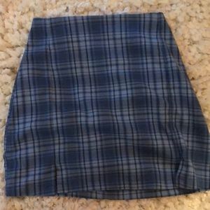 brandy melville checkered skirt